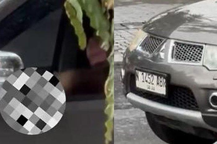 Pengemudi Mitsubishi Pajero Sport melakukan eksibisionisme ke wanita penjaga warung di Jalan Danau Sentani Raya, Kecamatan Kedungkandang, Kota Malang, Jawa Timur