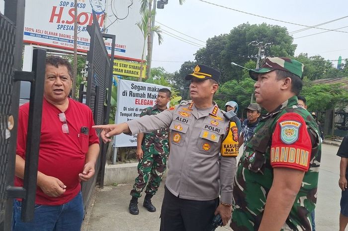 Kapolresta Bandung, Kombes Pol Aldi Subartono dan Dandim Dandim 0624 Kabupaten Bandung, Letkol Inf Tinton Amin Putra sidak lokasi parkir mencekik Rp 50 ribu dan Rp 100 ribu di dekat Stadion Si Jalak Harupat