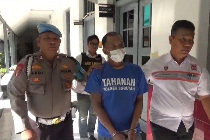 AAN (30) ditangkap Polisi setelah dilaporkan sendiri oleh orang tuanya karena sudah mencuri 14 motor dan 1 mobil milik ayah dan ibu kandungnya