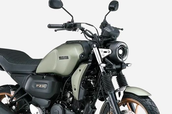 penampakan motor retro baru Yamaha FZ-X Hybrid 2025