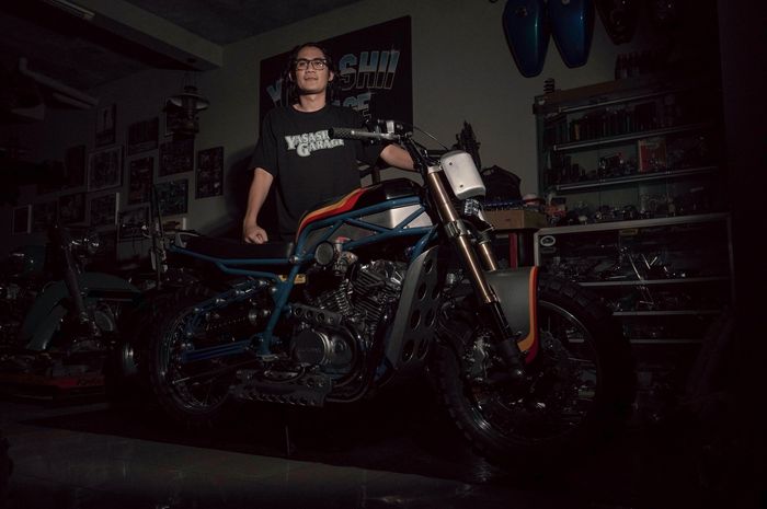 Founder Yashashii Garage &amp; Iron Pipe, Franky Mory sebut kegiatan ini untuk mendongkrak dunia kustom kultur dan industri kreatif