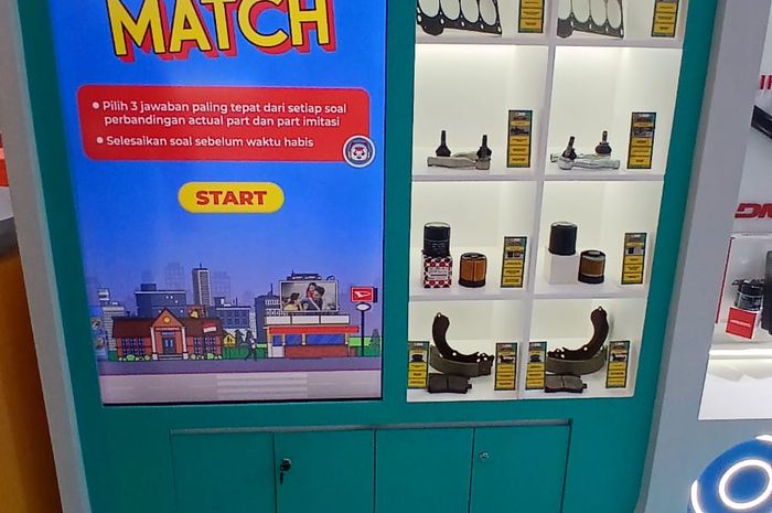 Membedakan komponen asli dan tidak asli Daihatsu