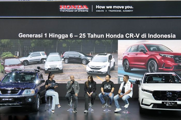 Talkshow memperingati 25 tahun kehadiran Honda CR-V di GIIAS 2025