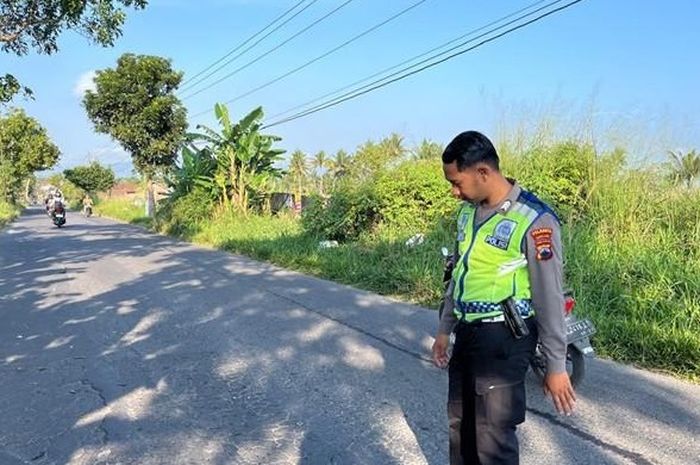 Lokasi laka lantas Honda CB Vs Vario