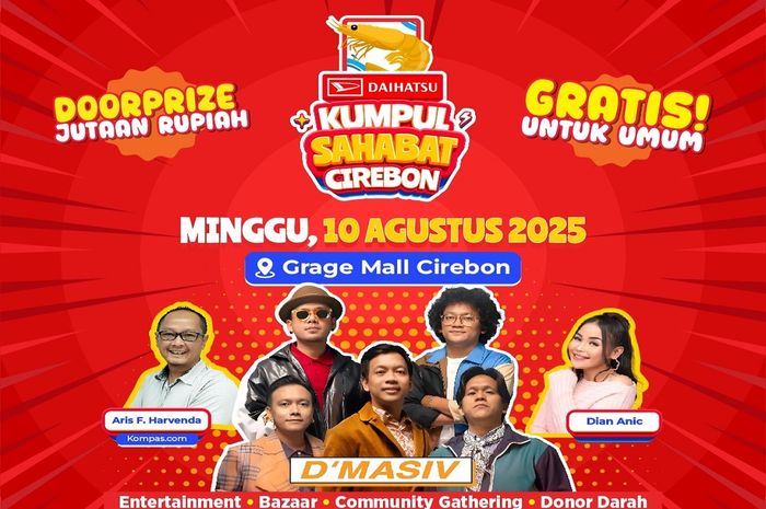 Daihatsu Kumpul Sahabat Cirebon pada 10 Agustus 2025 ini