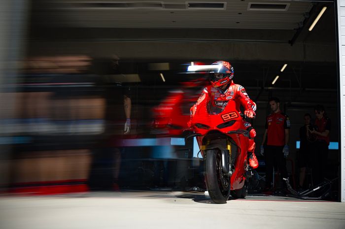 Marc Marquez di Sirkuit Balaton Park