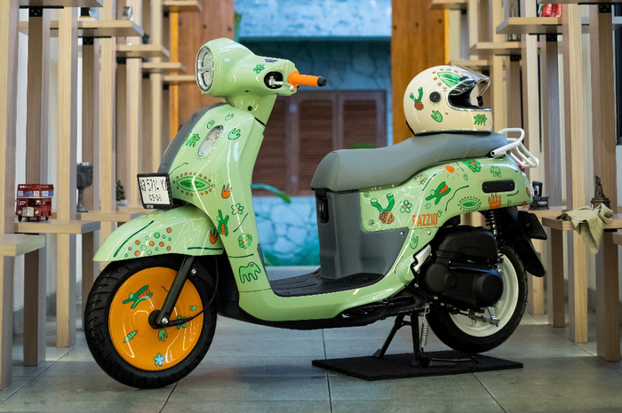 Fazzio Hybrid yang dihias dengan tema mikroorganisme.