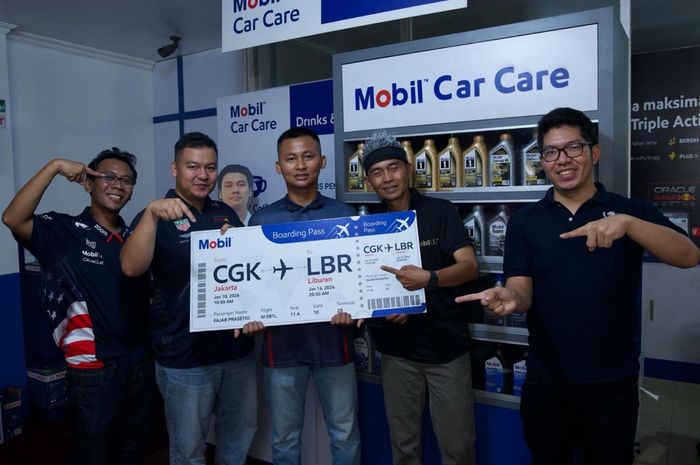 Pemenang hadiah liburan dari Mobil&trade; Lubricants awal 2025 kemarin