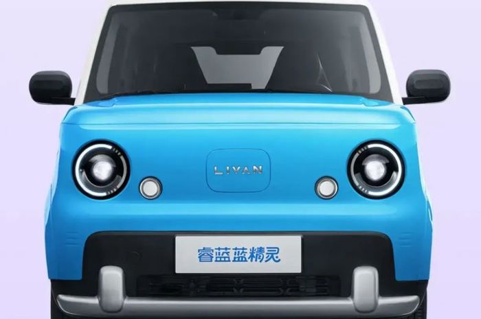 penampakan mobil listrik mungil Livan Smurf