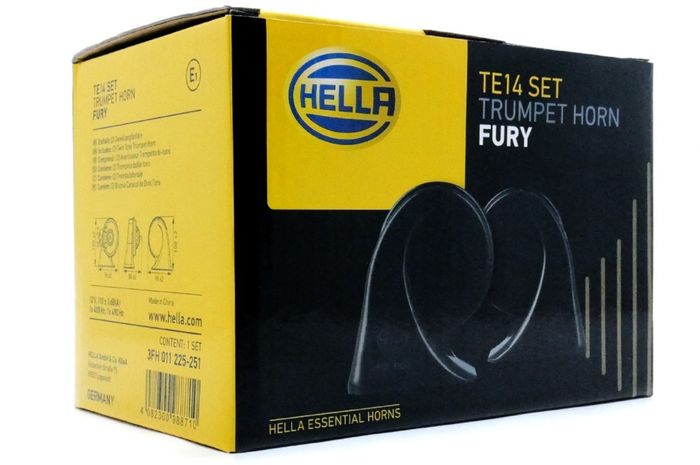 Hella Fury, klakson powerful dengan desain stylish.