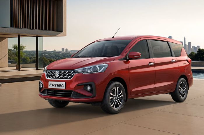 Tampilan Suzuki Ertiga terbaru.
