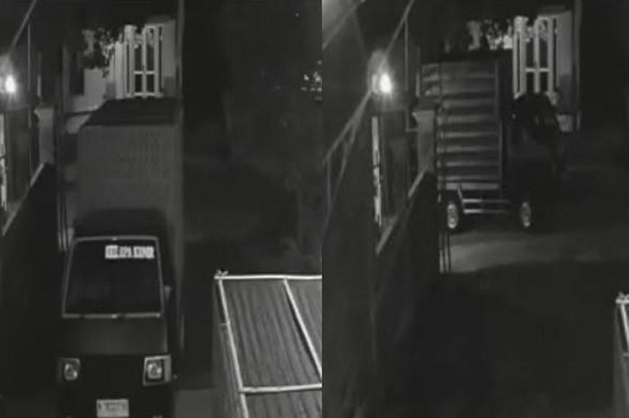 Mitsubishi L300 pikap digondol komplotan maling dan ditukar dengan Rp 20 juta ke penadah