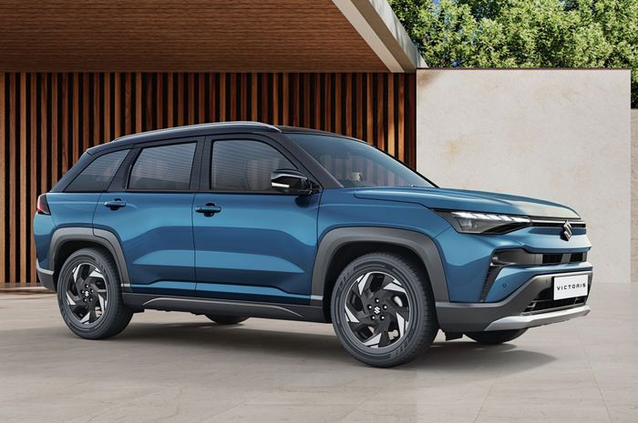penampakan SUV futuristik baru Suzuki Victoris, siap geser Hyundai Creta dan Kia Seltos