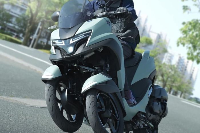 motor matic roda tiga baru Yamaha Tricity 125 model 2026