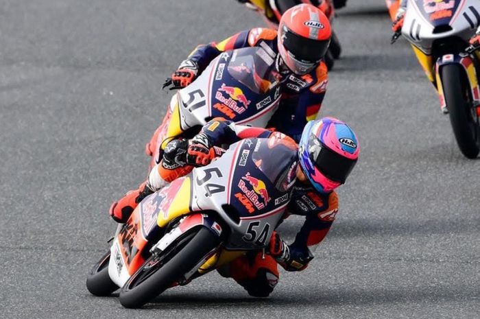 Veda Ega Pratama di Red Bull MotoGP Rookies Cup 2025