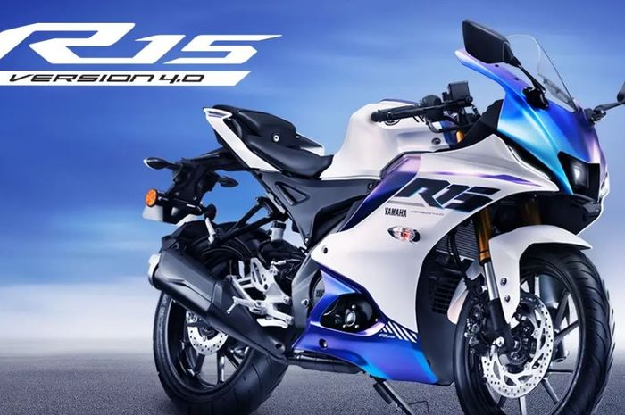 penampakan versi baru Yamaha R15 V4 Model 2026 yang meluncur di India