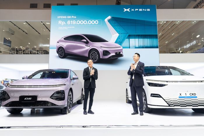 XPENG meluncurkan mobil listrik unggulannya Asian Premier SUV G6 Pro di GIIAS 2025.