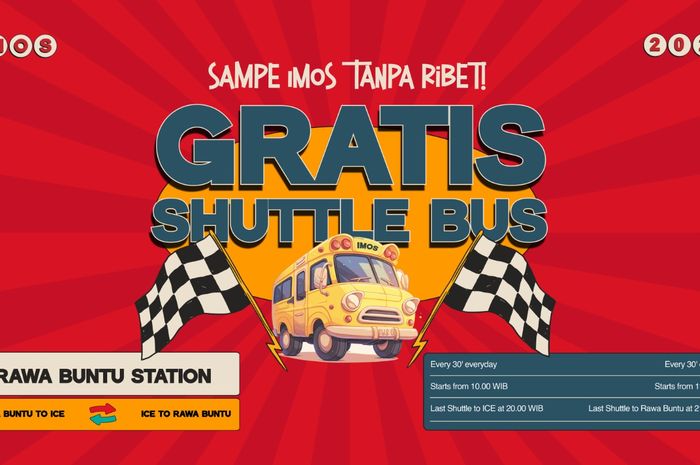 Shuttle Bus gratis disiapkan buat pengunjung IMOS 2025