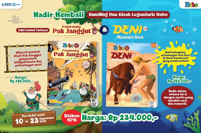 Petualangan Pak Janggut &amp; Deni Manusia Ikan Vol 3 Hadir Lagi, Ikuti Pre-Order Sekarang!