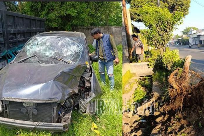 Honda Odyssey dibawa sopir diduga mabuk cabut satu orang di jalan raya. Begibi kronologinya