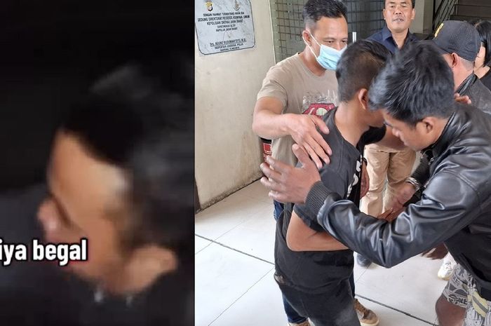 Sopir truk dan Toyota Fortuner yang terlibat salah paham dengan menuduh aksi begal di kota Bandung, Jawa Barat damai di Polda Jawa Barat