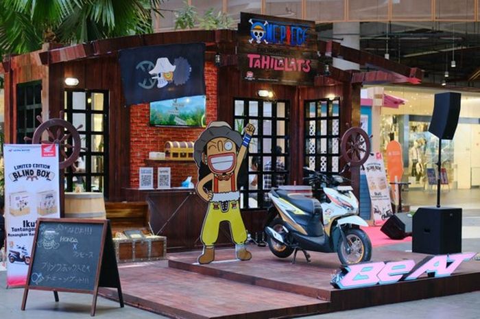 PT Astra Honda Motor (AHM) menghadirkan BeAT One Piece x Tahilalats edisi khusus bergambar Nami dan Usopp. 