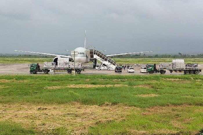 Logistik untuk MotoGP Mandalika 2025 sudah sampai. Total beratnya 390 ton