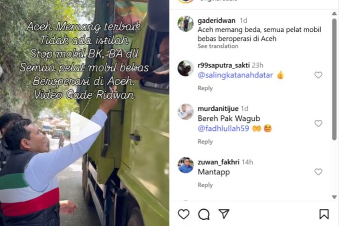 Wagub Aceh persilakan truk luar wailayah NAD gunakan jalan 