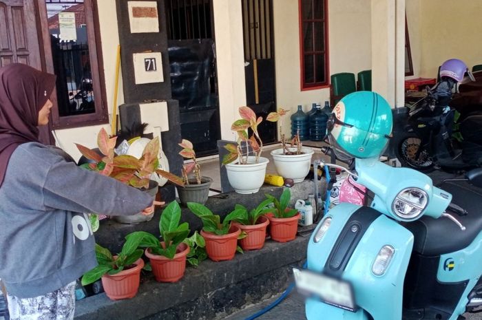 Korban tunjukan lokasi terakhir Honda BeAT miliknya sebelum dicuri di indekos Jl Mayjen Panjaitan No. 71, Klojen, kota Malang