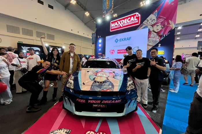 MaxDecal Kolaborasi Epik dengan SekuyaEVOS Hadirkan Nissan GTR R35 Bertema Multiverse, Esports, dan Anime