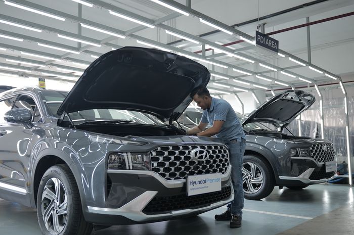 Hyundai selalu inspeksi seluruh mobil seken yang akan dijual   