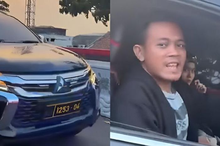 Viral Pajero Sport pelat Polri pakai strobo dan sirine saat kondisi jalan macet