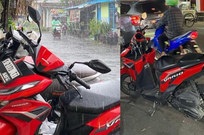 Honda Vario yang dicuri komplotan maling dari seorang ibu hamil yang sedang bekerja