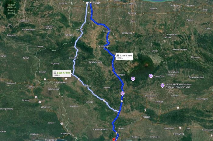 Ilustrasi calon tol Pejagan-Cilacap