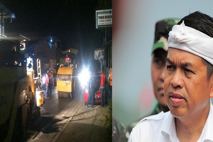 Gubernur Jawa Barat, Dedi Mulyadi melarang pengaspalan jalan di malam hari