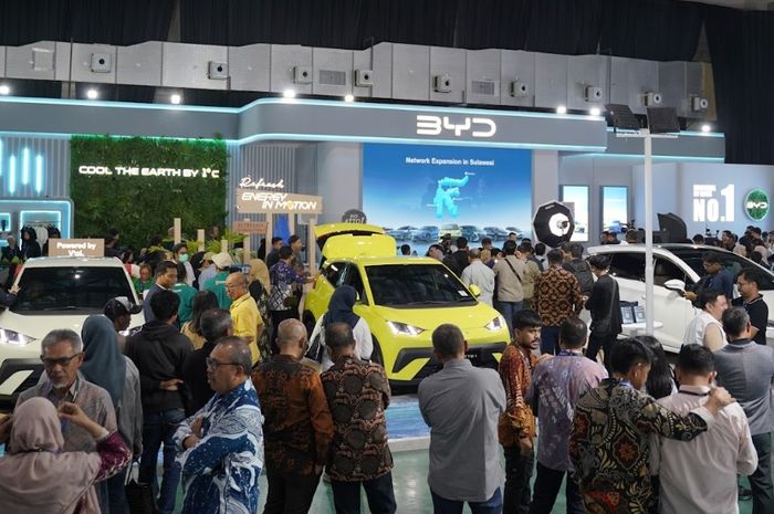 BYD di GIIAS Makassar