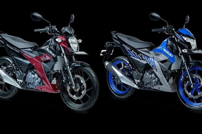 Satria Pro (kiri) dan Satria F150 (kanan)