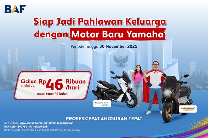 Punya Motor Baru Yamaha langsung #CicilAjadiBAF