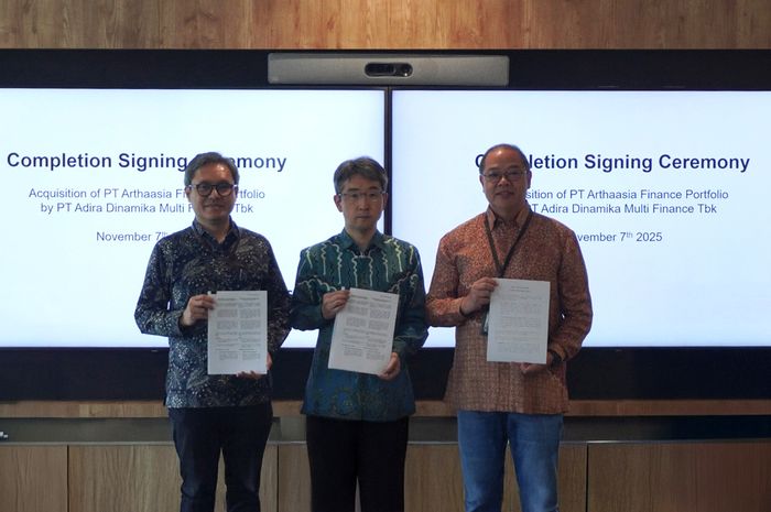 PT Adira Dinamika Multi Finance resmi menyelesaikan proses pengalihan portofolio pembiayaan milik PT Arthaasia Finance.