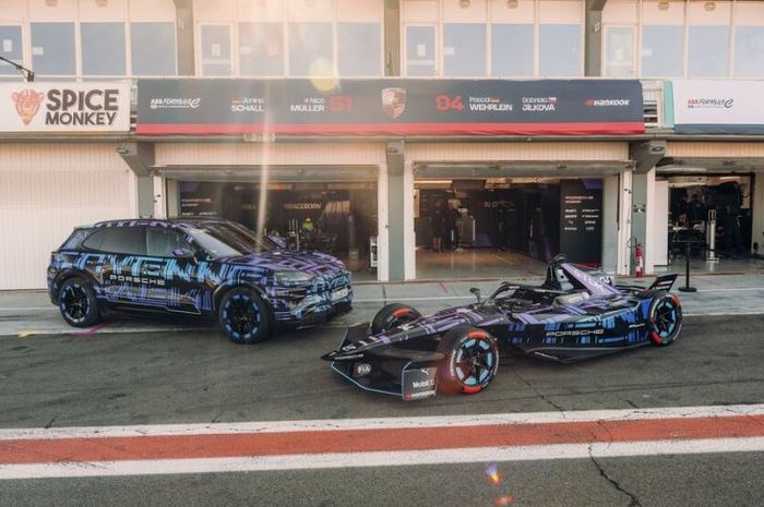 Porsche 99X Electric dan Cayenne Electric Prototype di Valencia