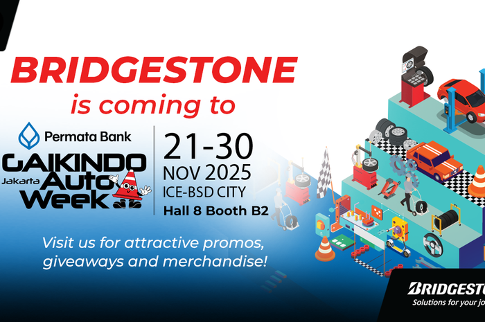 Bridgestone akan hadir di GJAW 2025. Ini beberapa model ban yang akan dibawa