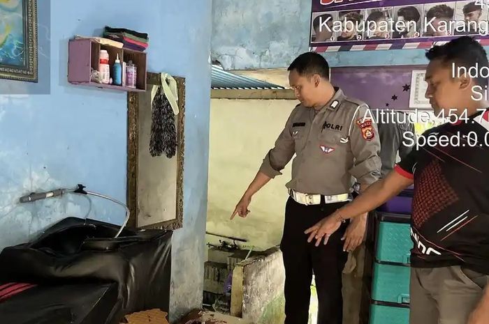 Honda Scoopy satroni salon kecantikan tiba-tiba. Petaka rem belakang tak berfungsi ketika melaju di jalan menurun