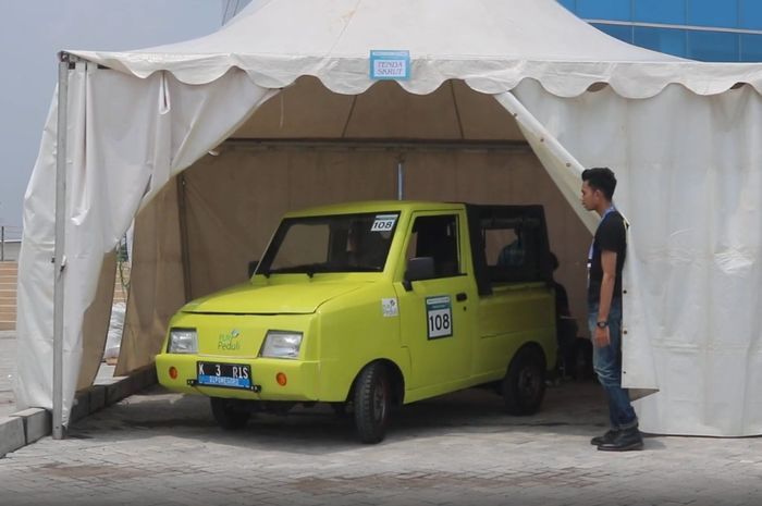 Mobil lisrik pikap bikinan Tim Keris Diponegoro UNDIP