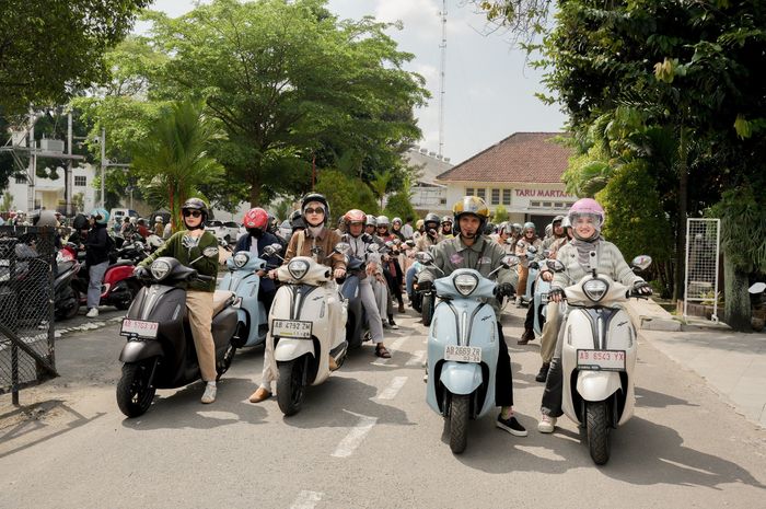 Ratusan ladies bikers padati jalan di Kota Makassar 