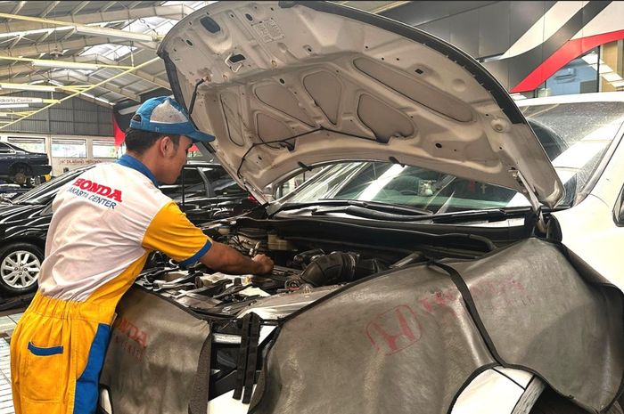 Ilustrasi bengkel resmi Honda