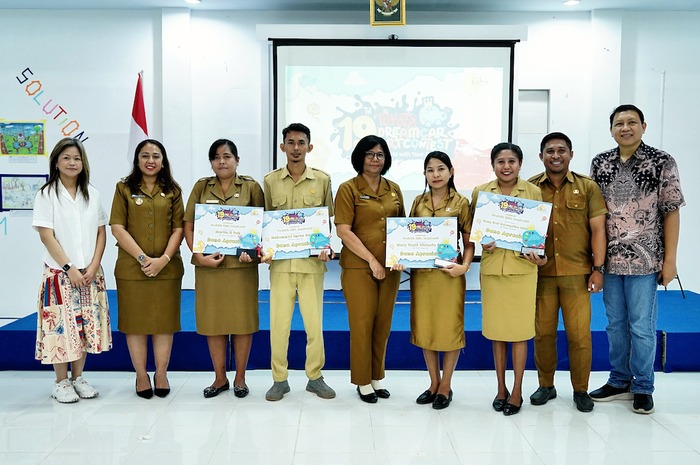 23 guru di Rote Ndao, Nusa Tenggara Timur mendapat pelatihan dan pendampingan metode belajar CITA dari PT Toyota Astra Motor lewat program Toyota Dream Car Art Contest ke-19