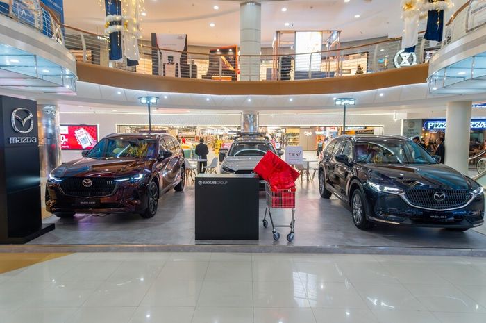 Line Up Mazda CX-8, CX-80 Kuro dan CX-30 di MKG, Jakarta Utara 
