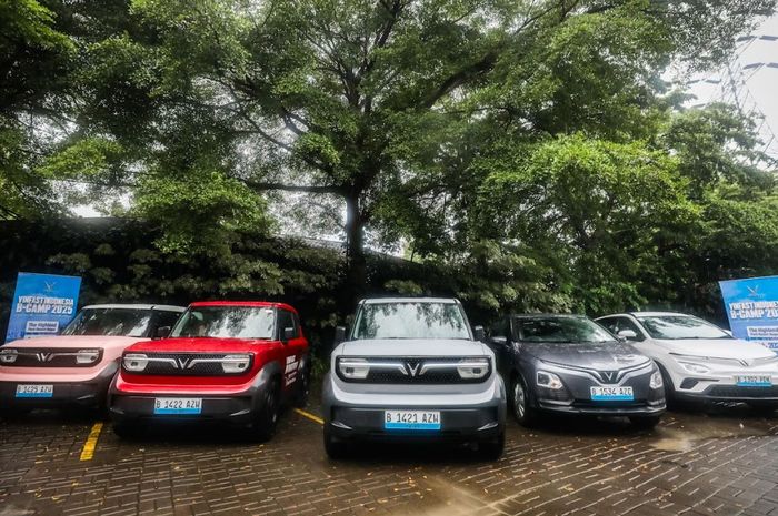line up kendaraan listrik VinFast di Indonesia