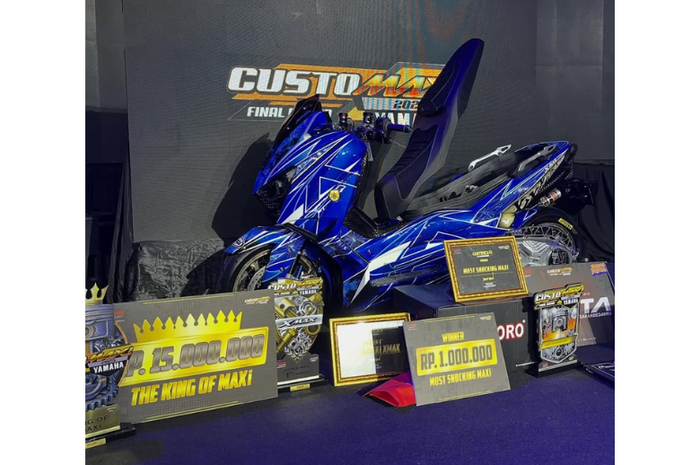 Yamaha XMAX asal Medan dinobatkan sebagai The King of &nbsp;CUSTOMAXi 2025 