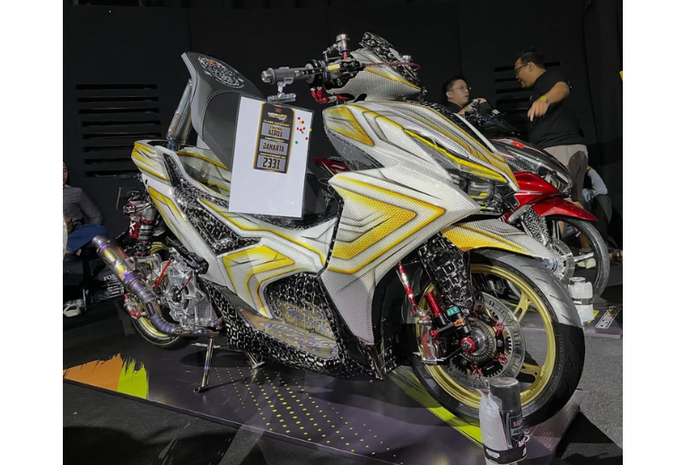 Salah satu motor peserta yang terpilih mengikuti babak final CUSTOMAXi 2025 